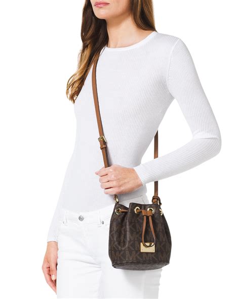 michael kors jules logo drawstring crossbody|michael michael kors jules drawstring crossbody .